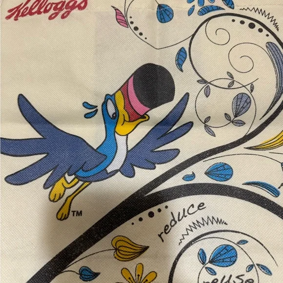 Kellogg's Froot Loops Toucan Sam Tote Bag 2013 Reusable - Picture 2 of 10